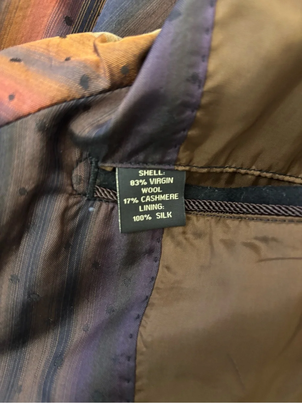 Tommy Bahama Island Soft Wool Jacket Black Mens Size Large